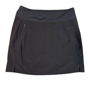 Dark Olive Green Athleta skirt/skort with Pockets Sz 4